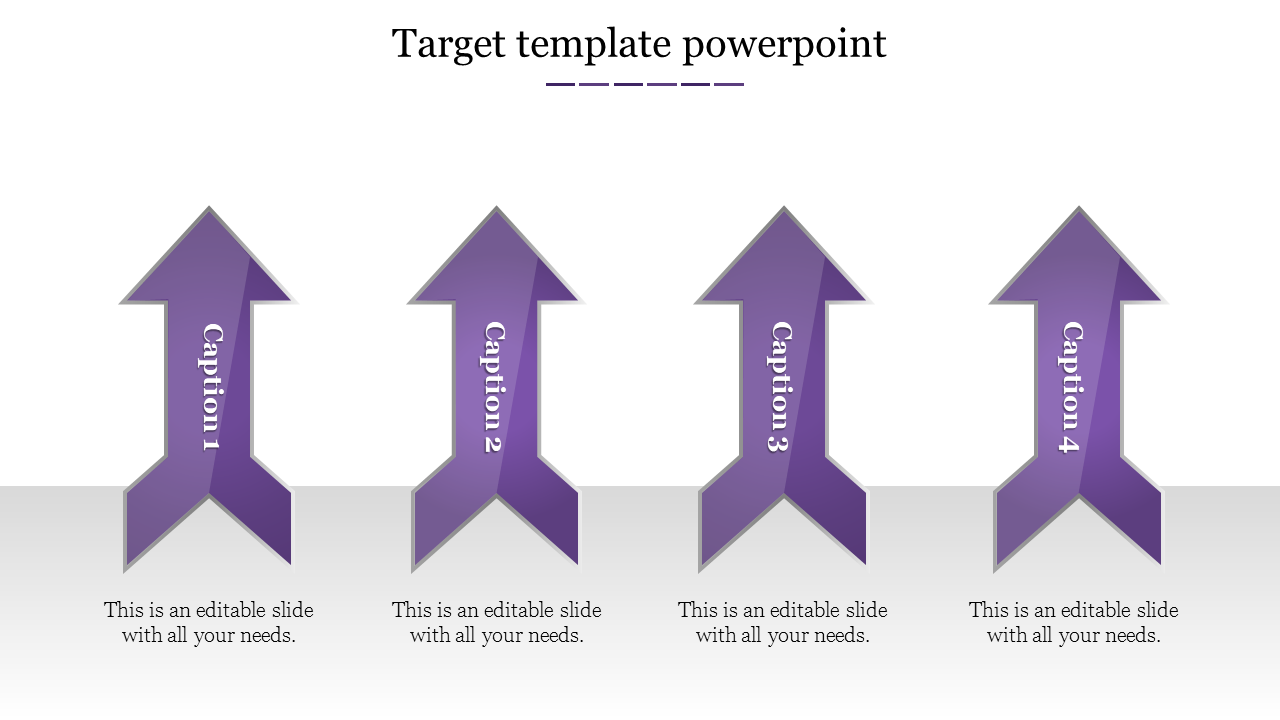 Free - Attractive Target Template PowerPoint Presentation Slide